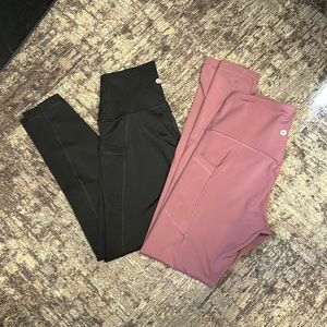 Size small and XS 90 degree by Reflex leggings like new